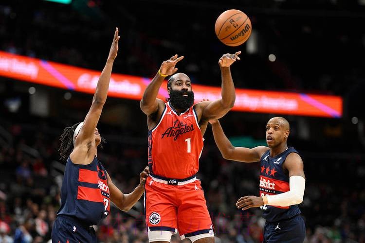 哈登36+7+9萨尔28分 快船击败奇才6连胜 哈登36+7+9萨尔28分 快船击败奇才6连胜